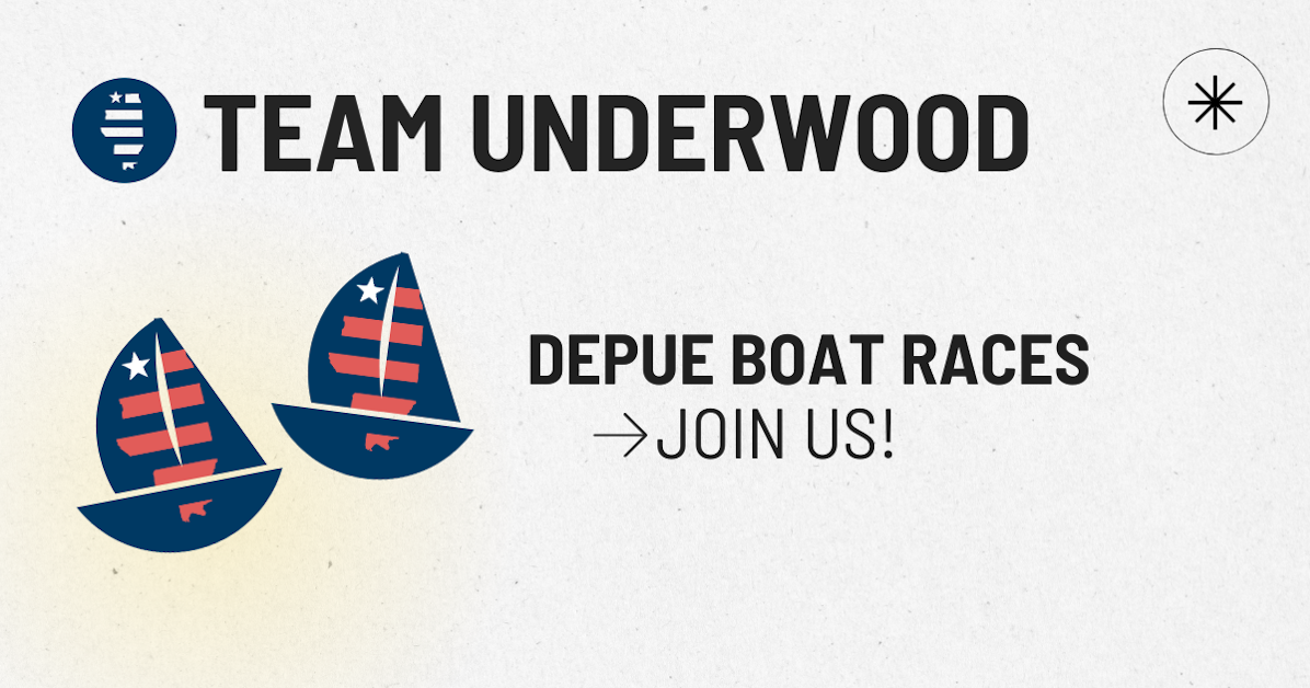 DePue Boat Races with Team Underwood! · Lauren Underwood for Congress